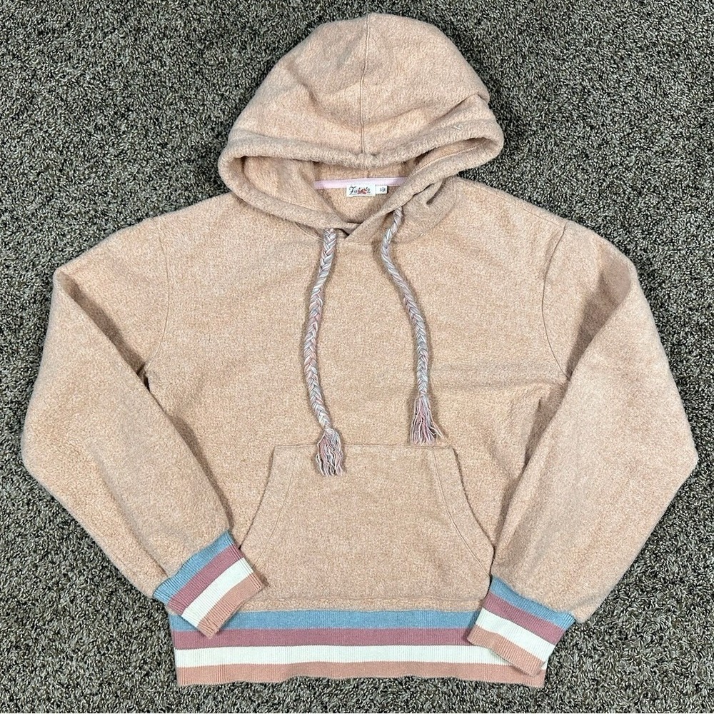 Faherty Oceanaire Fleece Soft Organic Cotton Cashmere Hoodie Sweatshirt Sz Small